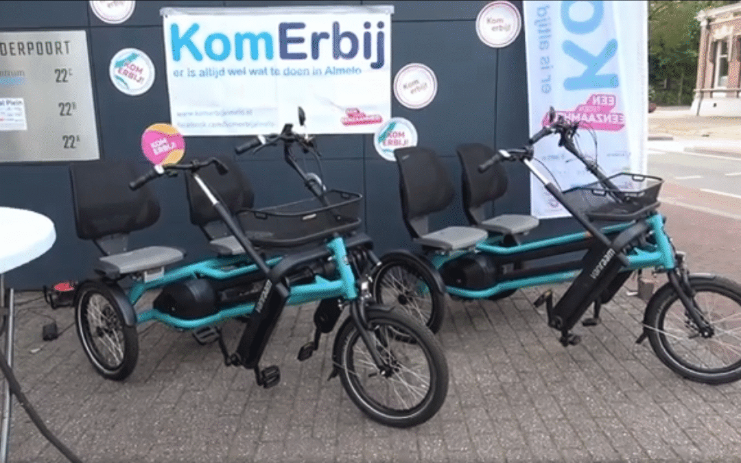 DUO-fietsen bij KomErbij locatie